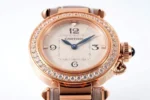 Cartier Pasha de Cartier Watch Rose Gold Leather - Image 9