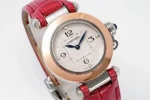 Cartier Pasha de Cartier Ladies Watch Red Leather - Image 3
