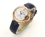 Cartier Ballon Bleu WJBB0080 Rose Gold Blue Leather - Image 10