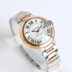 Cartier Ballon Bleu Automatic Rose Gold Steel Watch - Image 10