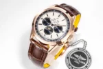 Breitling Premier B25 Chronograph Rose Gold Brown Leather - Image 3