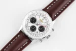 Breitling Navitimer B01 Panda Dial Brown Leather - Image 3