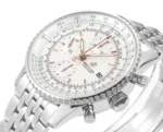 Breitling Navitimer Chronograph Silver Stainless Steel - Image 3