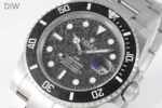 Rolex Submariner PARAKEET – Custom Black Carbon Fiber Dial, Stainless Steel Watch - Image 3
