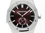 Audemars Piguet Royal Oak 26591IP Burgundy Steel Watch - Image 3