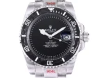 Rolex Submariner PARAKEET – Custom Black Gradient Green Dial, Carbon Fiber Bezel, Stainless Steel Watch - Image 3