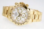Rolex Daytona 4130 Gold Full Gold Chronograph Watch – Swiss A-Grade Quality - Image 3