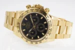 Rolex Daytona 4130 – Gold with Black Dial – Chronograph Watch - Image 3