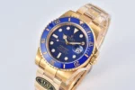 Rolex Submariner 40mm Blue Dial Gold Tone Watch – 116618 Series - Image 3