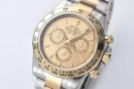 Rolex Daytona Two-Tone Champagne Dial Engraved Daytona Watch - Image 3