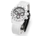 Rolex Daytona x Picasso Limited Edition White Ceramic Daytona Watch – Charles the Great Design - Image 3