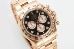 Rolex Daytona Rose Gold Black Dial Chronograph Watch – 60th Anniversary Edition - Image 3