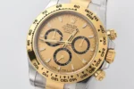 Rolex Daytona with Black Enamel Dial and Moissanite Stones - Image 3