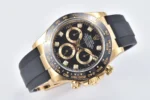 Rolex Daytona 116518 Gold Black Enamel Dial with Moissanite Stones - Image 3
