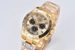 Rolex Daytona 116518 – Gold Panda Dial Chronograph Watch - Image 3