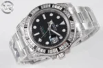 Rolex GMT-Master II 116759 Replica Watch – Silver with Swarovski Crystals, Luxury Style - Image 3