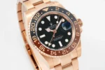 Rolex GMT-Master II GMT Black Dial Rose Gold Watch with Brown Ceramic Bezel - Image 3