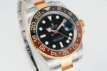 Rolex GMT-Master II Watch – Black Dial, Two-Tone Stainless Steel & Rose Gold, Ceramic Bezel - Image 3