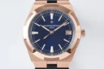 Vacheron Constantin Overseas 4500V Series – Rose Gold Case, Blue Dial, Rubber Strap Watch - Image 3