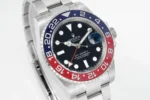 Rolex GMT-Master II Red/Blue Bezel Stainless Steel Watch with Cal. 3285 Movement - Image 3