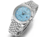 Rolex Datejust with Blue Dial and Oyster Perpetual Movement - Image 3