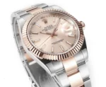 Rolex Datejust 41mm Two-Tone Rose Gold and Stainless Steel Watch - Image 4