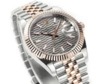 Rolex Datejust 41mm Watch with Platinum Bezel and Grey Dial - Image 4
