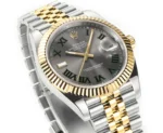 Rolex Datejust 41mm Watch – Two-Tone Steel and Gold with Grey Dial - Image 4