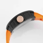 Richard Mille Black Ceramic Orange Strap Watch - Image 4