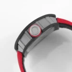 Richard Mille Carbon Fiber Watch Red Strap - Image 4
