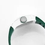 Richard Mille White Ceramic Green Strap Watch - Image 4
