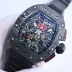 Richard Mille RM011-FM Black Chronograph Watch - Image 4