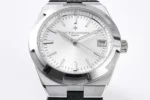 Vacheron Constantin Overseas 4500V Series – Silver Dial with Black Rubber Strap – Luxury Steel Watch - Image 4