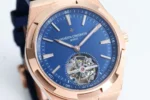 Vacheron Constantin Overseas Tourbillon – Rose Gold Case, Blue Dial, Rubber Strap - Image 4