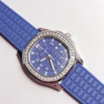 Patek Philippe Aquanaut Quartz Blue Watch - Image 4