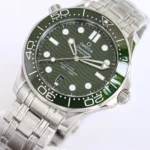 Omega Seamaster Green Ceramic Watch - Image 4