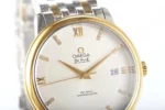 Omega De Ville Prestige Silver Two Tone Watch - Image 4