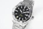 TAG Heuer Super Autavia Series Watch – Silver Stainless Steel, Black Dial, Formal & Casual Style, 100m Waterproof, SW200 Movement - Image 8