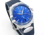 OMEGA Constellation Meteorite Blue Dial Watch - Image 4