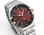 OMEGA Constellation 41mm Burgundy Dial Steel - Image 4