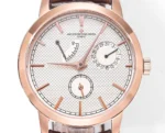 Vacheron Constantin Traditionnelle 83520/000R-9909 Rose Gold Mechanical Watch with Brown Leather Strap - Image 4