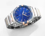 Omega Constellation Blue Dial Ceramic Watch - Image 4