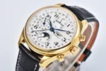 Longines Master Moonphase Chronograph Watch L2.773.4.78.6 Black Leather - Image 4