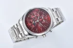 Longines Master Moonphase Chronograph Red Dial Stainless Steel - Image 4