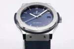 Hublot Classic Fusion WWF Replica Watch – Titanium, Blue Dial, 45MM Automatic - Image 4