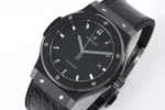 Hublot Classic Fusion Black Ceramic Watch with Alligator Strap – 42mm, Automatic Movement - Image 4