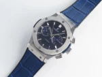 HB Hengbao Hublot Classic Fusion 45mm Blue Leather Strap Automatic Watch - Image 4