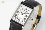 Cartier Tank Solo Quartz Watch Black Leather - Image 9