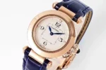 Cartier Pasha de Cartier Ladies Watch Rose Gold Blue Leather - Image 8