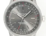 Breitling Navitimer Automatic Grey Dial Leather - Image 4